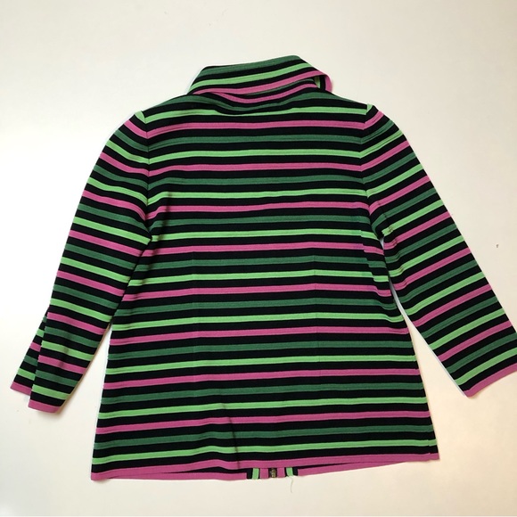 Vintage Exclusively Misook Acrylic Full Zip Sweater Small - Picture 2 of 5